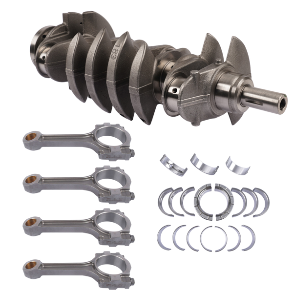 曲轴套装 Engine Crankshaft with Con Rods Bearings Kit Fit for GMC Terrain Buick LaCrosse Regal Verano Chevrolet Captiva Sport Cobalt Equinox HHR Impala Malibu Pontiac G5 G6 Saturn Aura Ion 12578182-4