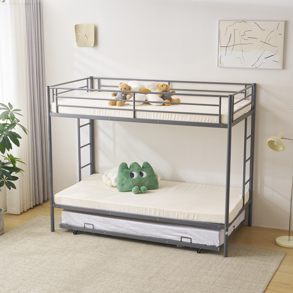 【同款编码：88733738】灰色 Twin&Daybed 双层上下床 铁床 美国 单独Daybed-10