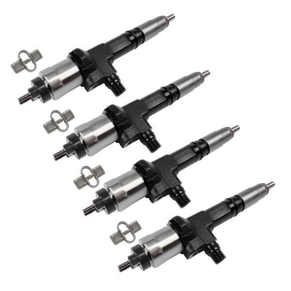 喷油器 Set of 4 Common Rail Fuel Injectors Fits for Kubota V3800 V3800T 3.8L 1J50053052-4