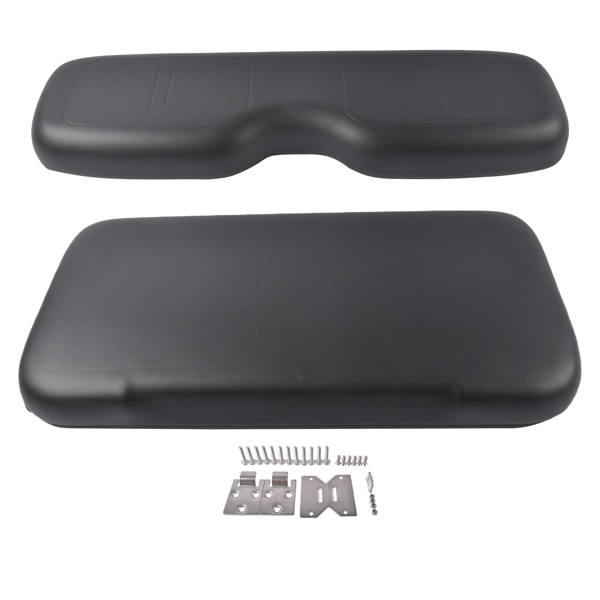 坐垫套装 Golf Cart Front Seat Bottom Cushion & Seat Back Replacement for EZGO TXT 1994-2013 71611-G02 71751-G01 71751-G04-3