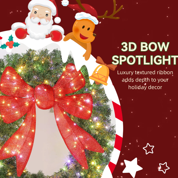 圣诞花环（周末不发货）-2