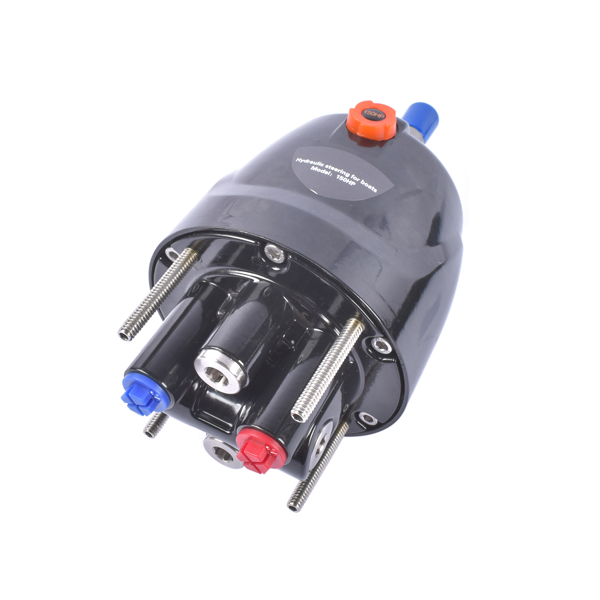 液压方向舵机套件 Hydraulic Outboard Steering System Kit 150HP Marine Outboard Steering 2x24ft Hose for Single-Engine Boats-8