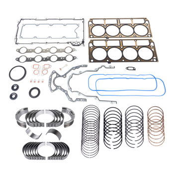 发动机大修包 Engine Rebuild Re-Ring Kit Fit for GM Chevy Gen III LS1 LS6 LQ4 LQ9 4.8L 5.3L 5.7L 6.0L Silverado GMC Sierra 1500 2500 3500 12558178 12551933 12611384