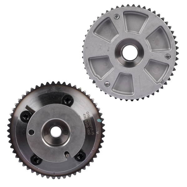 凸轮轴调节器 Pair CVVT Gears Intake+Exhaust Fit for Hyundai Elantra Kona Veloster Kia Forte5 Forte Seltos Soul 2.0L 2017-2022 243702E020 243502E700-7