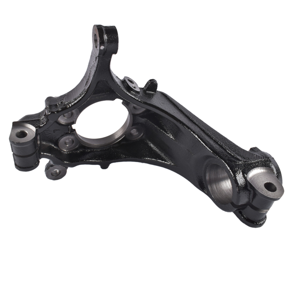 转向节 Front Left Driver Side Steering Knuckle Spindle Fit For Nissan Rogue 2.0L 2.5L 2014-2020 Black Metal 40015-4BA0A 400154BA0A-3