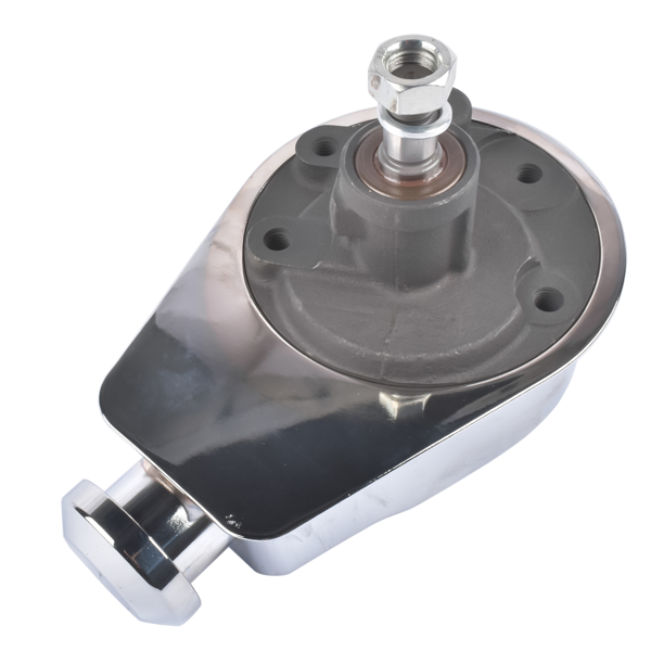 转向助力泵 Power Steering Pump Fit for Chevy BBC SBC 350 454 Chrome 5/8" Key Way Style Monte Carlo Camaro Malibu Chevelle Bel Air Biscayne Brookwood Caprice Impala STP01S DA-STP01S-4