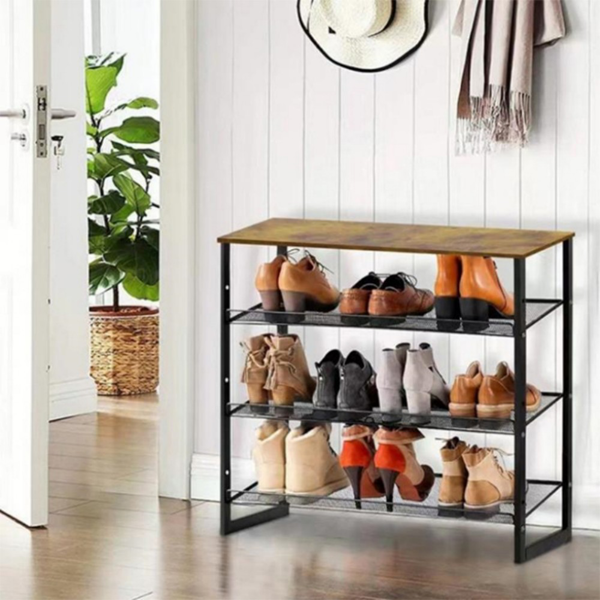 鞋架 64L 四层 铁艺-1