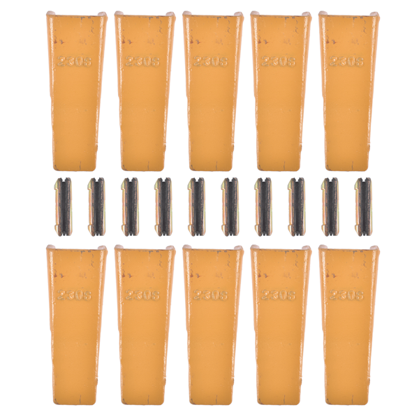 斗齿 23 230 Series 230S Bucket Teeth with 23TF/23FP Flex Pins Fit for Mini Excavator Alloy Steel 10 Pieces-4