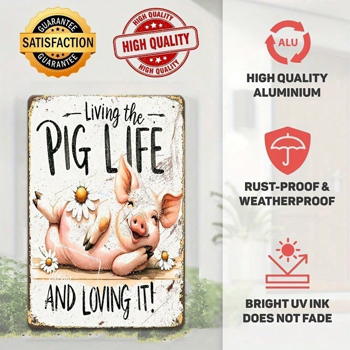 CIFbuy8x12 英寸 ( 20.3x30.5cm )复古风乡村风铝合金标牌Farmhouse适用于家居（TikTok、temu下自提）