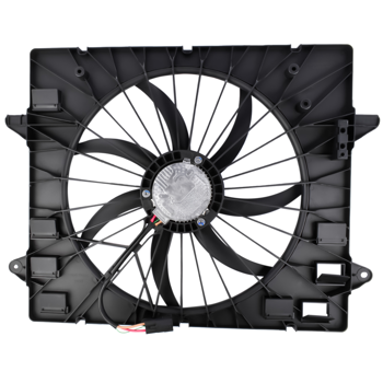 散热器风扇 Radiator Condenser Cooling Fan Fit for Chevrolet Traverse 2018-2020 Buick Enclave 2018-2020 3.6L V6 Black Plastic 84199038 84725046