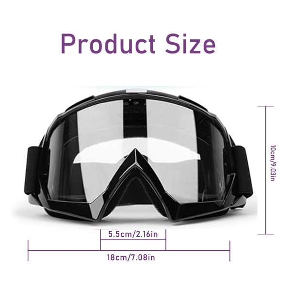 防风防刮防尘摩托车骑行护目镜滑雪护目镜赛车护目镜(物流仅支持发USPS，TK/TEMU仅自提)-2
