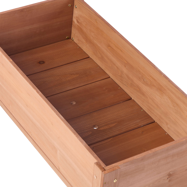 40x20x31英寸带支腿高架式花园种植箱，适用于户外种植花卉、水果、蔬菜和香草植物。-14