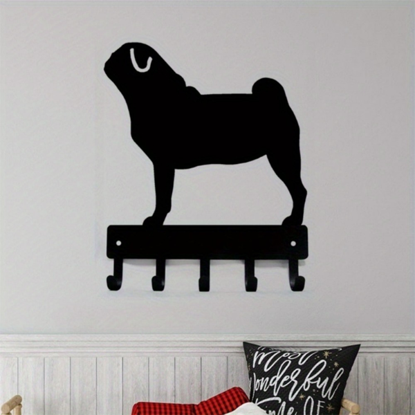 CIFbuy™ 时尚黑金属墙钩 家居装饰节日礼品墙饰（TikTok、temu下自提）-4