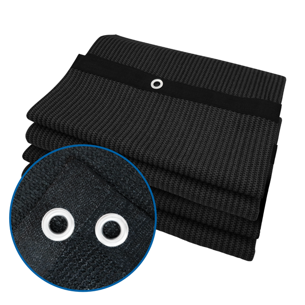 XISHAN 6'X10' 摩卡色HDPE花园网-11