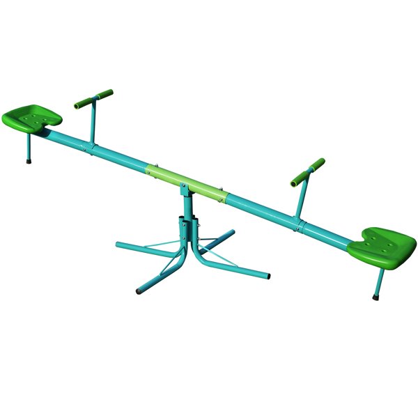 旋转360度幼儿坐和旋转跷跷板蹒跚，跷跷板，儿童跷跷板户外游戏设备后院操场-2