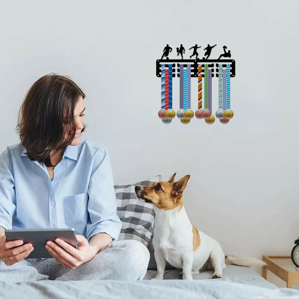 CIFbuy™ 运动奖牌展示架 多功能比赛奖牌收纳挂架（TikTok、temu下自提）-3