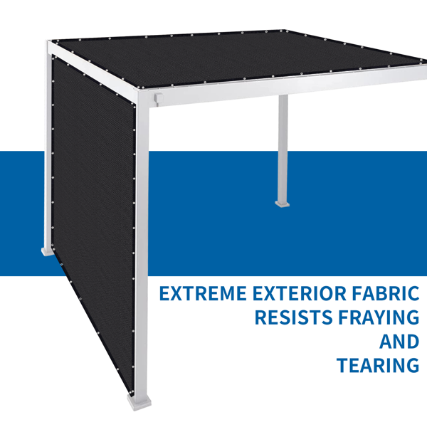 XISHAN 6'X10' 摩卡色HDPE花园网-6