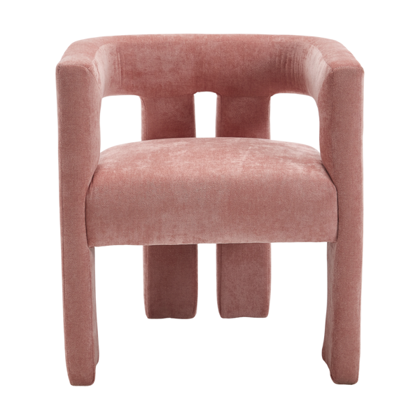 团结就是胜利 现代设计布艺软垫休闲椅/餐椅/桶形边椅 厨房扶手椅 客厅两件套-1