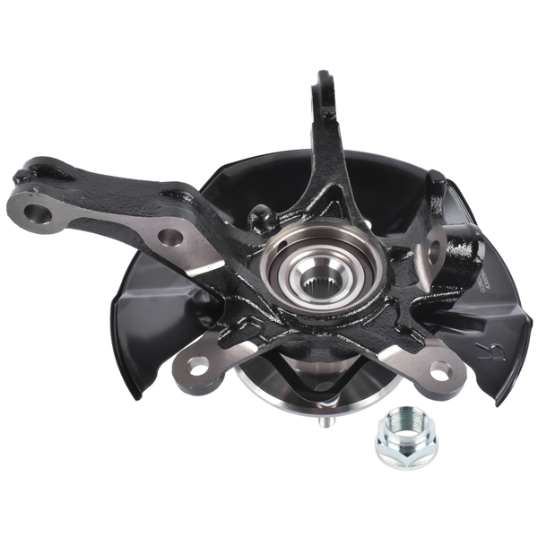 转向节总成 Front Right Steering Knuckle & Hub Bearing Assy Replacement for Honda Civic 2012 L4 1.5 1.8L-4