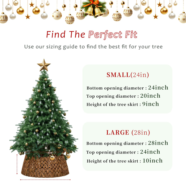 手工编织圣诞树裙-2