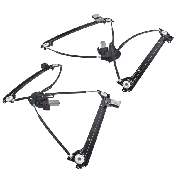 玻璃升降器 Front Left Right Window Regulator with Motor Fit for 2016-2024 Tesla Model X Sport Utility 2Pcs-4