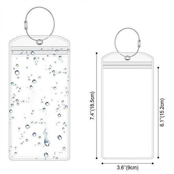 UK 42寸黑色牛津行李箱（48 * 28 * 110 cm）+5pcs行李标签夹-9