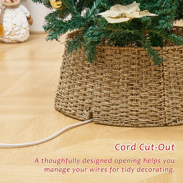 手工编织圣诞树裙-8