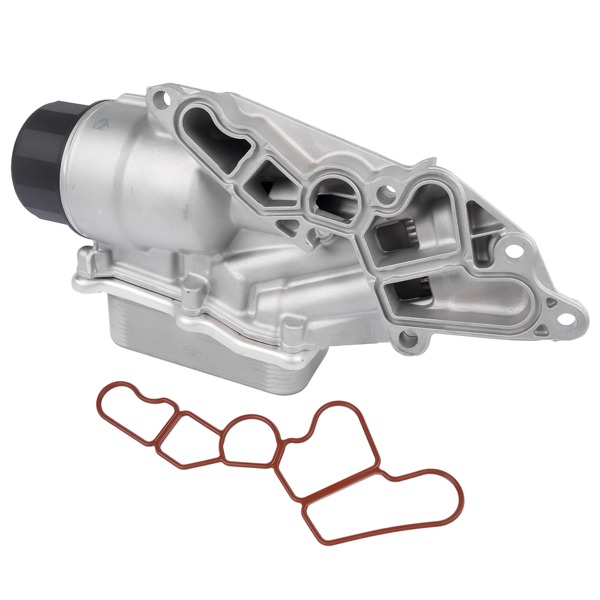 机油滤清器总成 Oil Filter Housing with Oil Cooler Fits for Mercedes C280 C230 C350 G550 ML350 ML450 ML550 S550 SLK350 SLK300 GL450 E550 GL550 R350 2003-2015 6421800165 2721800510-6