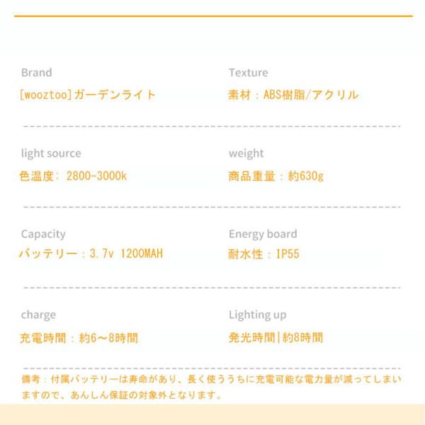 太阳能草坪灯 SL-509 暖光 一拖四-3