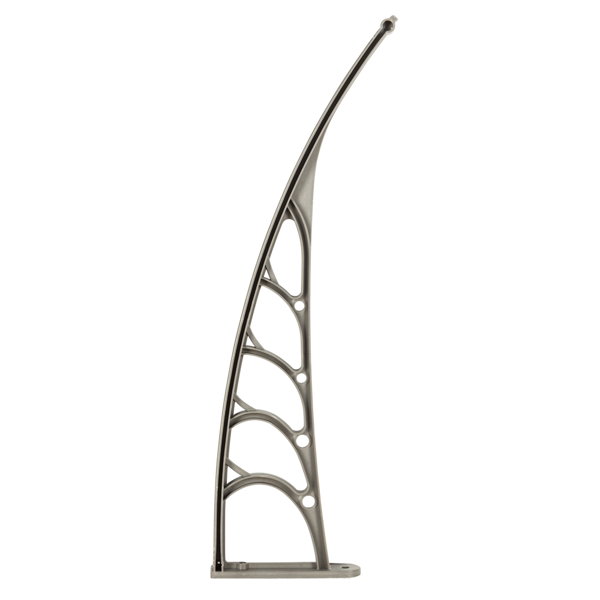 40*38in 透明板灰色支架 雨篷 塑料支架 阳光板 前后铝条-7