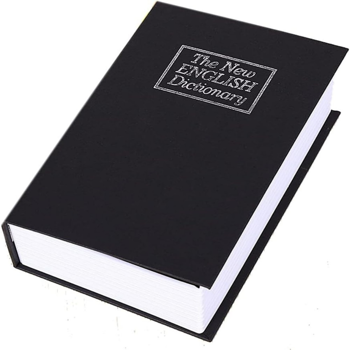 仿真书本保险箱 单色大号钥匙款 黑色