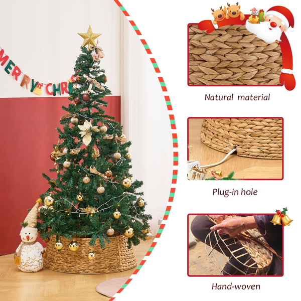 手工编织圣诞树裙-6