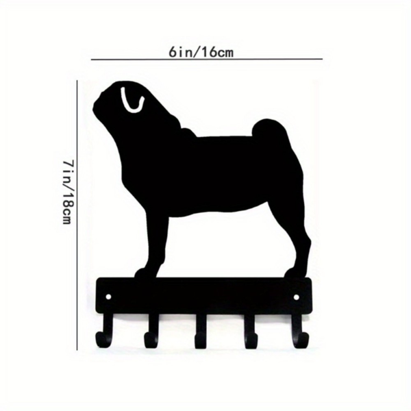 CIFbuy™ 时尚黑金属墙钩 家居装饰节日礼品墙饰（TikTok、temu下自提）-1