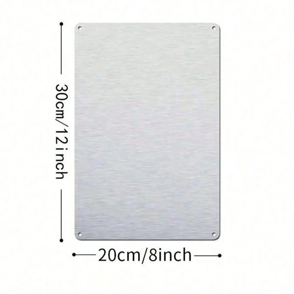 CIFbuy8x12 英寸 ( 20.3x30.5cm )铝合金标牌适用于车库（TikTok、temu下自提）-4