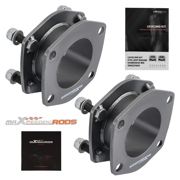 2.5英寸前轮升高套件和3英寸后轮升高套件（含垫片）适用于2002-2006款本田CRV四驱车型-1