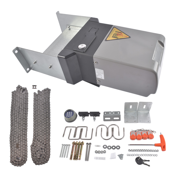 开门机 Automatic Motor Remote Kit Gate Operator for Sliding Gate with Wireless Keyboard-2