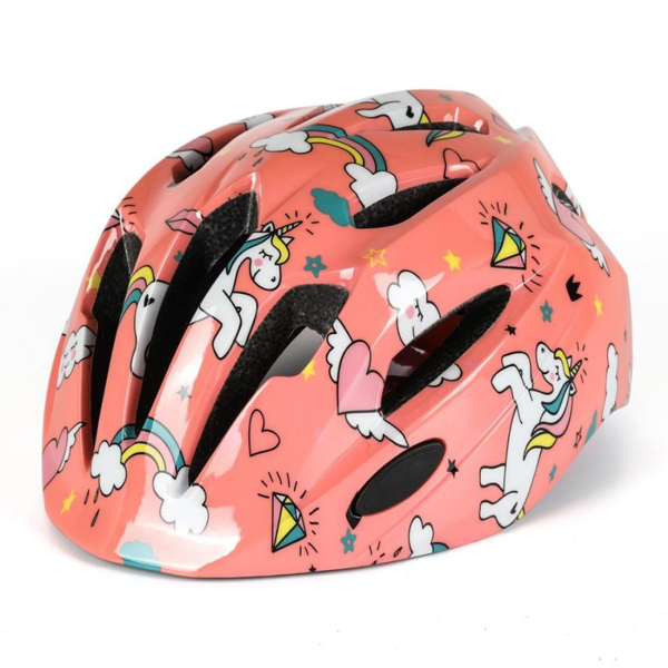 头盔 CE/CPSC认证 儿童卡通 粉色独角兽-1
