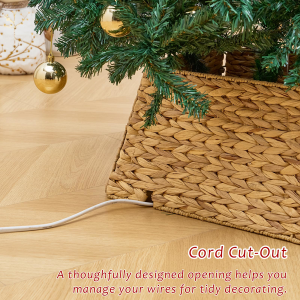 手工编织圣诞树裙-8