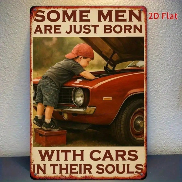 CIFbuy8x12 英寸 ( 20.3x30.5cm )复古风乡村风铝合金标牌适用于车库、Office（TikTok、temu下自提）-2