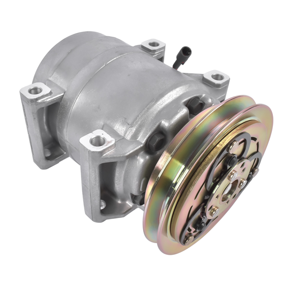 汽车空调压缩机 AC Compressor & A/C Clutch Fit for Isuzu NPR NQR NRR GMC W-Series 2005-2016 12 Volt CW/ CCW 1/ Groove 1/2" Wide V-belt 8980371471 8-98037-147-1-9