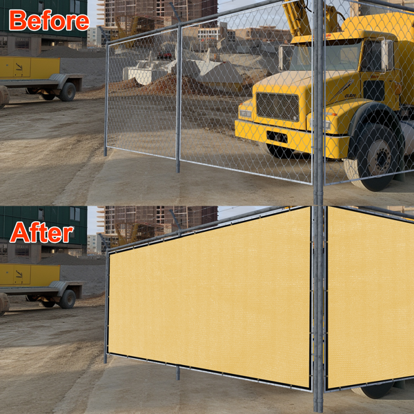 4'X50' 沙色HDPE围栏-7