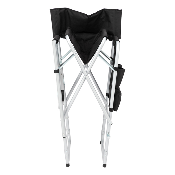 103*60*49cm 银白铁管 黑色布面 喷塑铁圆管 铁导演椅 120kg 无便携袋-2