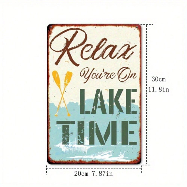 CIFbuy8x12 英寸 ( 20.3x30.5cm )复古风乡村风铝合金标牌（TikTok、temu下自提）-4