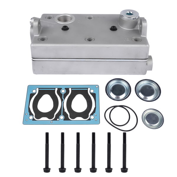 空气压缩机缸盖 Air Brake Compressor Cylinder Head Replacement for Paccar CF75 New Model MX13 MX11 Replace #1696200 1805490 1732080-5