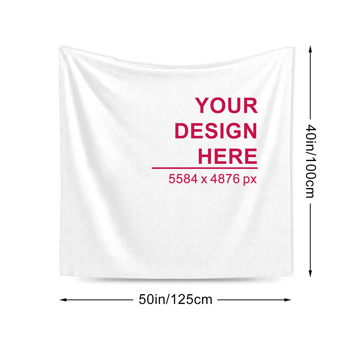 80x60英寸, 法兰绒毛毯-横款（片印）