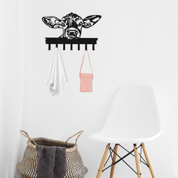 CIFbuy™ 牛形七钩门挂钩 装饰墙面家居收纳配件（TikTok、temu下自提）