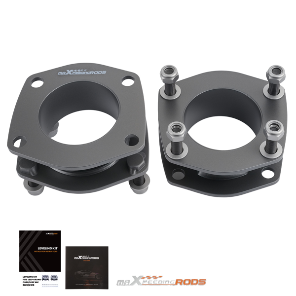 2英寸前部升高套件（钢制）适用于2006-2010款吉普指挥官XK两驱/四驱车型-2