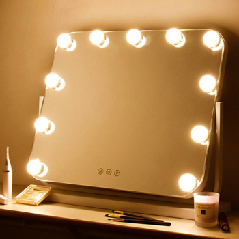 灯泡镜 MR-L616 11颗灯泡 三键三色 白色