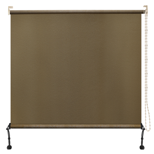 8'X8' 核桃色HDPE拼接卷帘-5