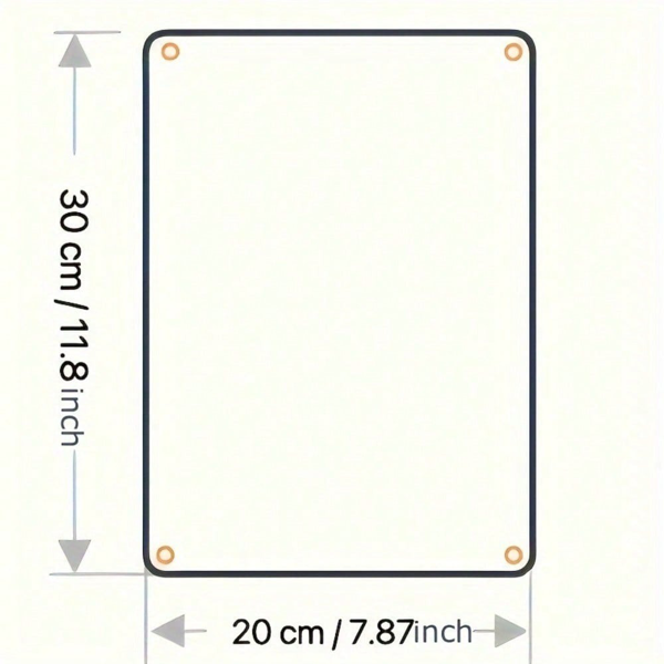 CIFbuy8x12 英寸 ( 20.3x30.5cm )复古风怀旧风铝合金标牌FarmhouseChicken（TikTok、temu下自提）-4